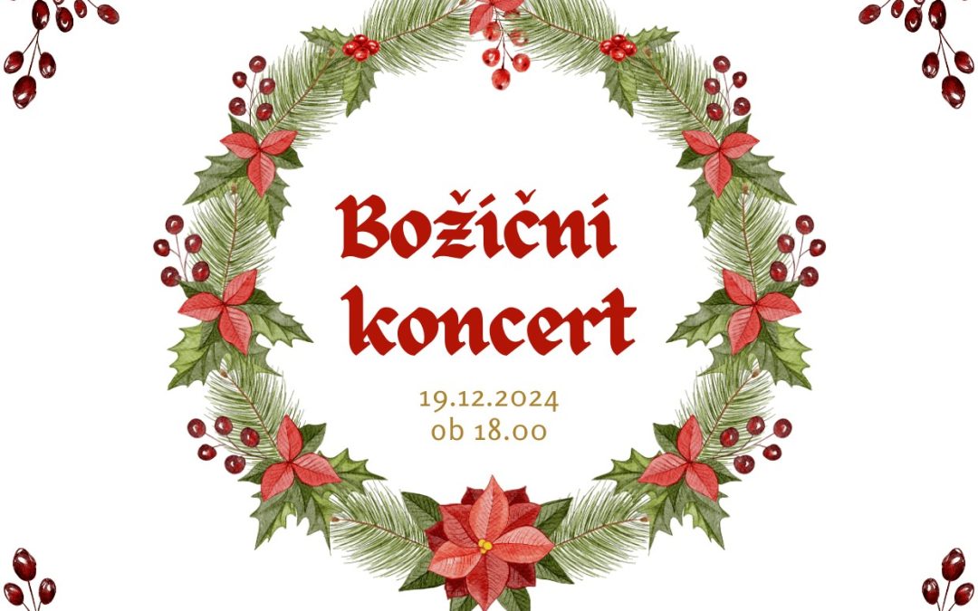 Božični koncert 19. 12. ob 18. uri